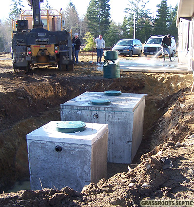 Septic tank iinstallation